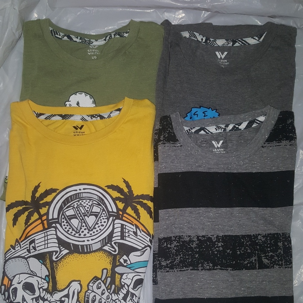 4 Youth boys Shaun White T-shirts L